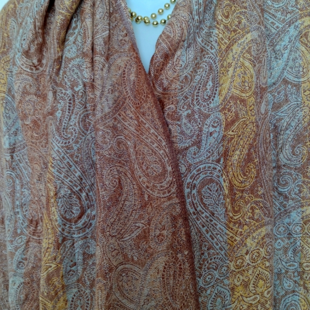 Collection Eighteen Pasiley scarf SZ 24x68 est. nw